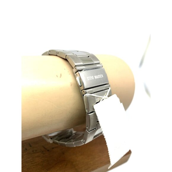 Steve Madden Women\'s Watch SM/1037 Quartz Purple Dial Stainless Steel 40mm main image 5